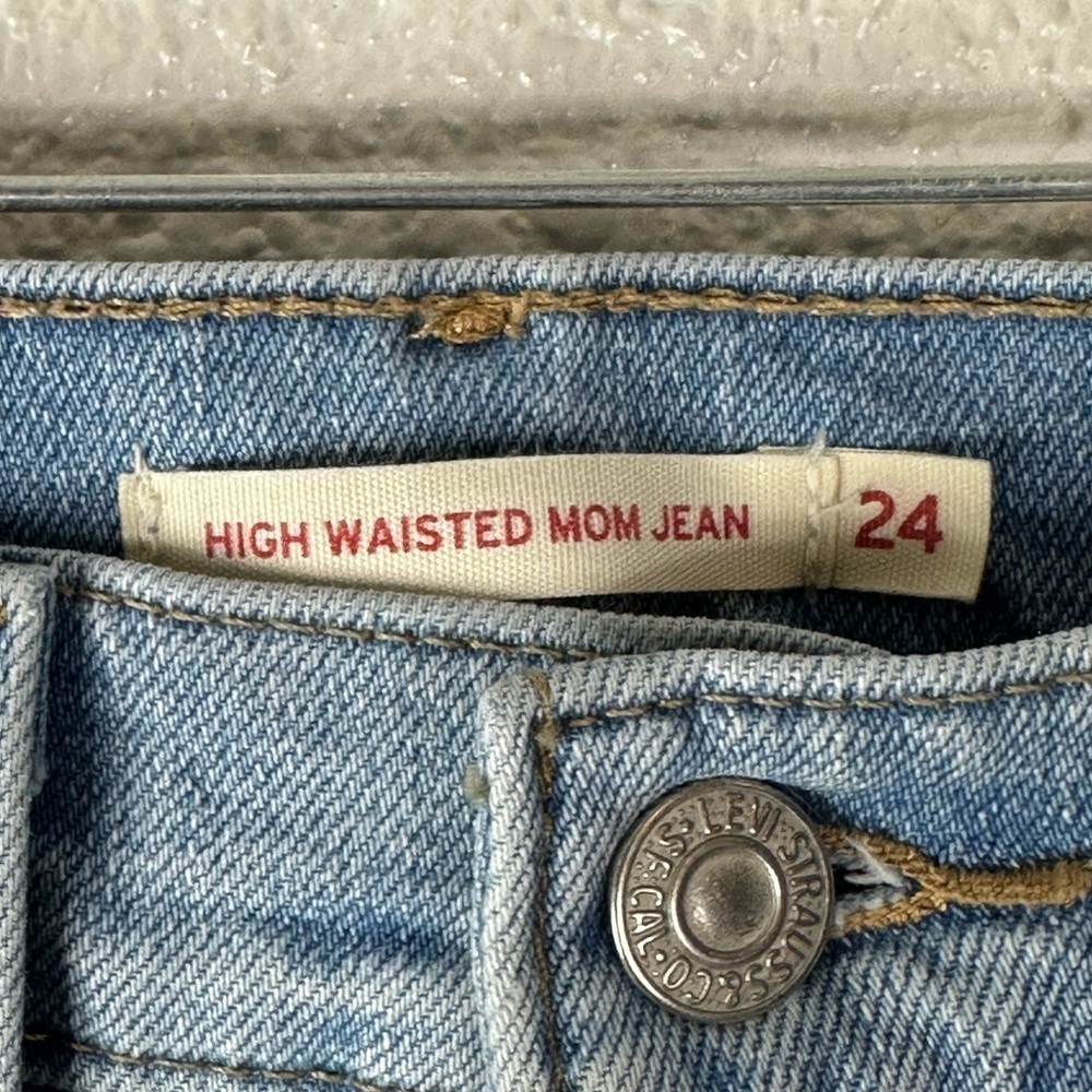 Levi’s High Waist Mom Jeans Size 24 - Picture 4 of 8